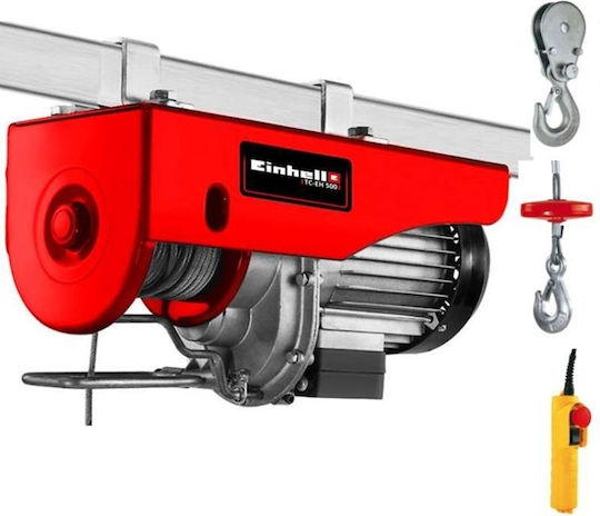 Einhell Ηλεκτρικό Παλάγκο ΤC-EH 500 για Φορτίο Βάρους έως 500kg σε Κόκκινο Χρώμα 2255140 - Image 5