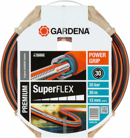 Gardena Superflex Premium Λάστιχο Ποτίσματος 1/2" 30m 18096-20