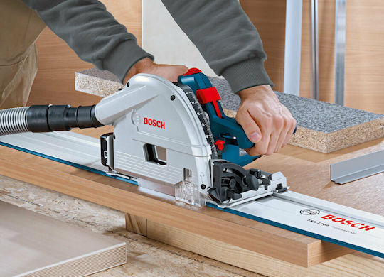 Bosch GKT 55 GCE Professional Δισκοπρίονο 1400W με Ρύθμιση Ταχύτητας και με Σύστημα Αναρρόφησης - Image 5