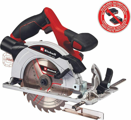 Einhell TE-CS 18/165-1 Li Βυθιζόμενο Δισκοπρίονο 18V Solo με Σύστημα Αναρρόφησης