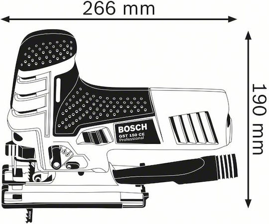 Bosch GST 150 CE Σέγα 780W 0601512000 - Image 9
