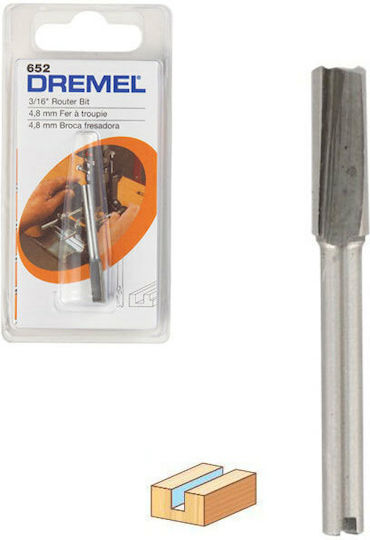 Dremel Φρέζα HSS για Ευθεία Κοπή σε Ξύλο 4.8mm - Image 9