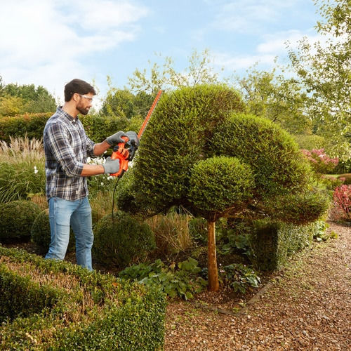 Black & Decker BEHT251 Ηλεκτρικό Μπορντουροψάλιδο 450W με Μήκος Λάμας 50cm - Image 5