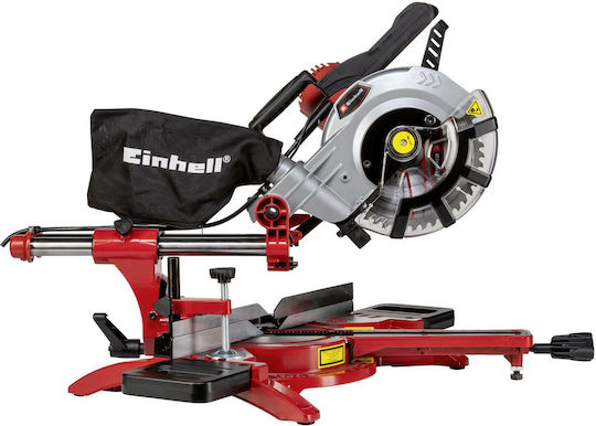 Einhell TC-SM 2131/1 Dual Φαλτσοπρίονο Ρεύματος Συρόμενο με Ισχύ 1500W, Οδηγό Laser, Δίσκο Κοπής Διαμέτρου 210mm & Ταχύτητα Κοπής 4900rpm - Image 5