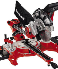 Einhell TC-SM 2131/1 Dual Φαλτσοπρίονο Ρεύματος Συρόμενο με Ισχύ 1500W, Οδηγό Laser, Δίσκο Κοπής Διαμέτρου 210mm & Ταχύτητα Κοπής 4900rpm