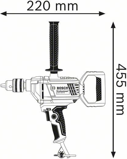 Bosch GBM 1600 RE Professional Ηλεκτρικός Αναδευτήρας 850W - Image 7