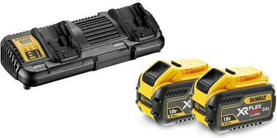Dewalt Φορτιστής Μπαταριών Εργαλείου 18V DCB132X2 - Image 2