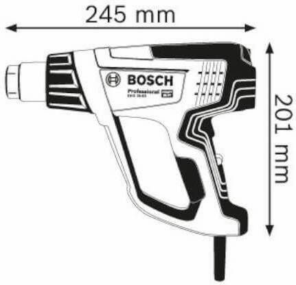 Bosch GHG 20-63 Professional Πιστόλι Θερμού Αέρα 2000W με Ρύθμιση Θερμοκρασίας εως και 630°C - Image 4