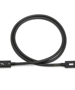 Alternative view of OWC Thunderbolt 3 Cable Μαύρο 2m (OWCCBLTB4C2.0M)