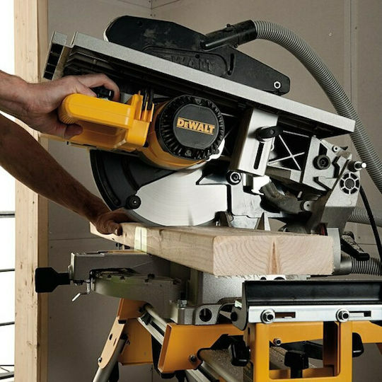 Dewalt D27113 Φαλτσοπρίονο Ρεύματος Δύο Εργασιών Συρόμενο με Ισχύ 1600W, Δίσκο Κοπής Διαμέτρου 305mm & Ταχύτητα Κοπής 3300rpm - Image 5