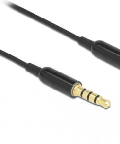 Alternative view of DeLock Cable 3.5mm male - 3.5mm male Μαύρο 0.5m (66075)