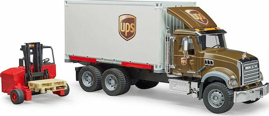 Bruder Mack Granite Ups Logistics Σετ με Φορτηγό 1:16 για 3+ Ετών