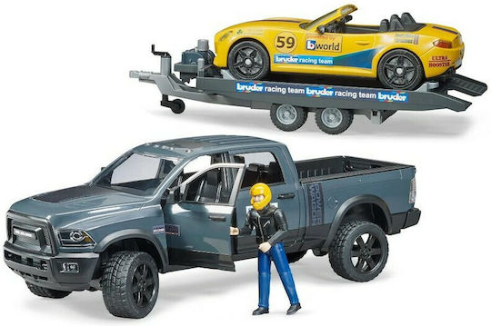 Bruder RAM Power Vagon Roadster Racing Team Σετ Αυτοκινητάκια 1:16 για 3+ Ετών - Image 3