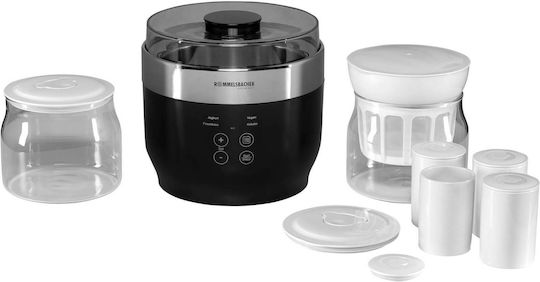 Rommelsbacher JG 80 Γιαουρτομηχανή με Κάδο και Ψηφιακή Οθόνη 1.2lt Μαύρη 20W - Image 3