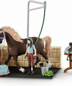 Schleich-S Παιχνίδι Μινιατούρα Washing Area Horse Club Emily για 5-12 Ετών 42438