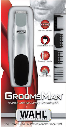 Wahl Professional GroomsMan 9906-2017 Επαναφορτιζόμενη Κουρευτική Μηχανή Ασημί - Image 6