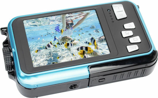 AgfaPhoto Realishot WP8000 Compact Φωτογραφική Μηχανή 8MP με Οθόνη 2.7" και Ανάλυση Video 2688 x 1520 pixels Μπλε - Image 8