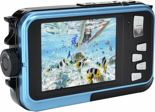 AgfaPhoto Realishot WP8000 Compact Φωτογραφική Μηχανή 8MP με Οθόνη 2.7" και Ανάλυση Video 2688 x 1520 pixels Μπλε - Image 6