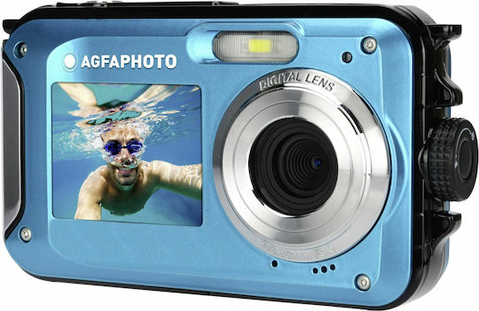 AgfaPhoto Realishot WP8000 Compact Φωτογραφική Μηχανή 8MP με Οθόνη 2.7" και Ανάλυση Video 2688 x 1520 pixels Μπλε - Image 5