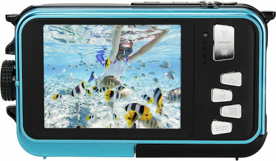 AgfaPhoto Realishot WP8000 Compact Φωτογραφική Μηχανή 8MP με Οθόνη 2.7" και Ανάλυση Video 2688 x 1520 pixels Μπλε - Image 7