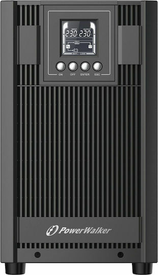 Powerwalker VFI 3000 AT UPS On-Line 3000VA 2700W με 4 Schuko Πρίζες - Image 3