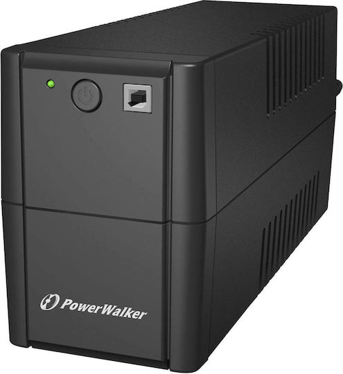 Powerwalker VI 650 SH Schuko UPS Line-Interactive 650VA 360W με 2 Schuko Πρίζες