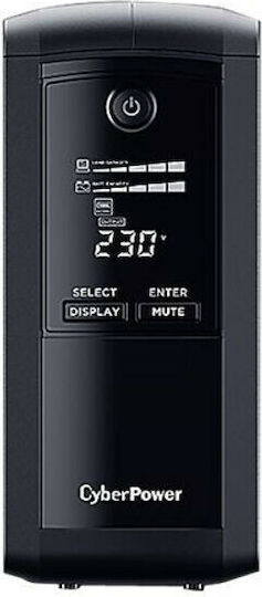 CyberPower VP1000ELCD UPS Line-Interactive 1000VA 550W με 4 Schuko Πρίζες - Image 4