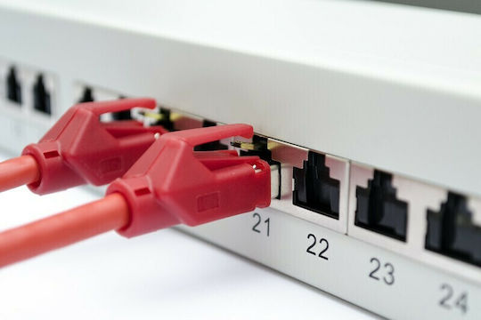 Digitus Patch Panel Shielded για Rack 1U 19" 24 Θυρών cat6 Γκρι DN-91624S - Image 7