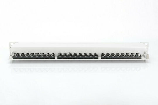 Digitus Patch Panel Shielded για Rack 1U 19" 24 Θυρών cat6 Γκρι DN-91624S - Image 8