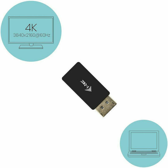 i-tec Μετατροπέας HDMI female σε DisplayPort male 1τμχ DP2HDMI4K60HZ - Image 5