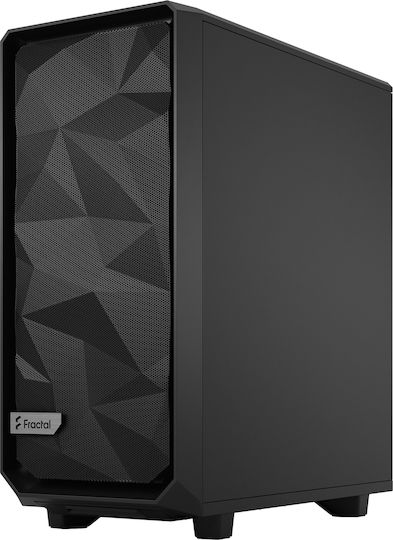 Fractal Design Meshify 2 Compact Dark Tempered Glass Gaming Midi Tower Κουτί Υπολογιστή με Πλαϊνό Παράθυρο Μαύρο - Image 4