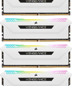 Alternative view of Corsair Vengeance RGB Pro SL DDR4 64GB RAM με 4x16GB Modules και Ταχύτητα 3200 για Desktop CMH64GX4M4E3200C16W