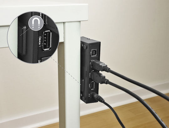 DeLock USB 2.0 Διακόπτης 2 PC προς 2 συσκευές - Image 4