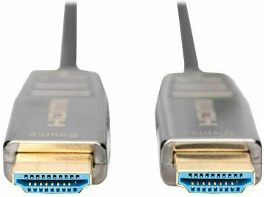 Digitus HDMI 2.1 Cable HDMI male - HDMI male 10m Μαύρο AK-330126-100-S - Image 2