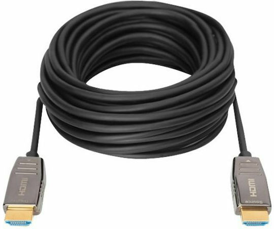 Digitus HDMI 2.1 Cable HDMI male - HDMI male 30m Μαύρο AK-330126-300-S - Image 3