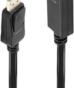 Lindy Cable DisplayPort male - HDMI male 3m Μαύρο (36923)
