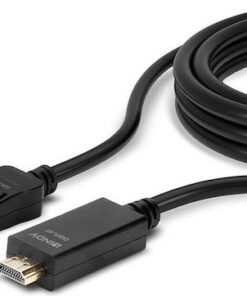 Alternative view of Lindy Cable DisplayPort male - HDMI male 2m Μαύρο (36922)