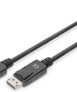 Alternative view of Digitus DisplayPort Cable DisplayPort male - DisplayPort male 5m (AK-340100-050-S)