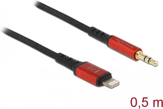 DeLock Καλώδιο Ήχου Lightning male - 3.5mm male 0.5m (86586) - Image 3