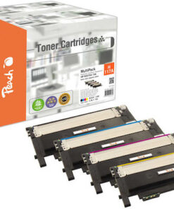 Peach Συμβατό Toner για Laser Εκτυπωτή HP 117A 1000 Σελίδων Πολύχρωμο