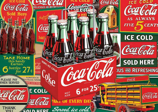 Puzzle Coca Cola Vintage 2D 1000 Κομμάτια 59914 - Image 2