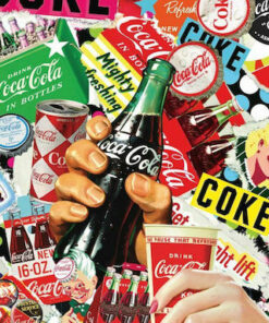 Alternative view of Puzzle Coca Cola Collection 2D 1000 Κομμάτια 59916