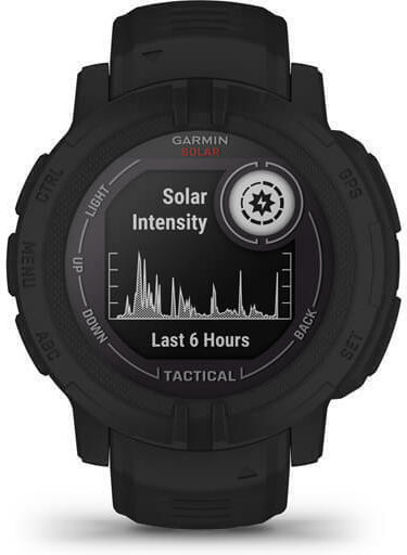 Garmin Instinct 2 Solar Tactical Edition 45mm Αδιάβροχο Smartwatch με Παλμογράφο (Black)