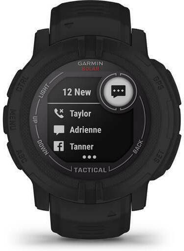 Garmin Instinct 2 Solar Tactical Edition 45mm Αδιάβροχο Smartwatch με Παλμογράφο (Black) - Image 12