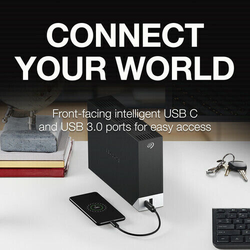 Seagate One Touch Hub USB 3.0 Εξωτερικός HDD 10TB 3.5" Μαύρο - Image 3