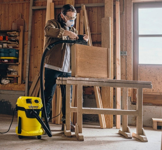 Karcher WD 3 P V-17/4/20 Σκούπα Υγρών / Στερεών 1000W με Πλαστικό Κάδο 17lt - Image 2