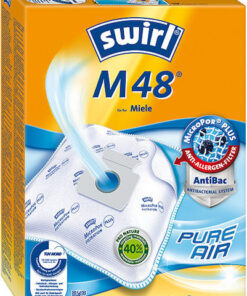 Swirl M48 Σακούλες Σκούπας 4τμχ Συμβατή με Σκούπα Miele