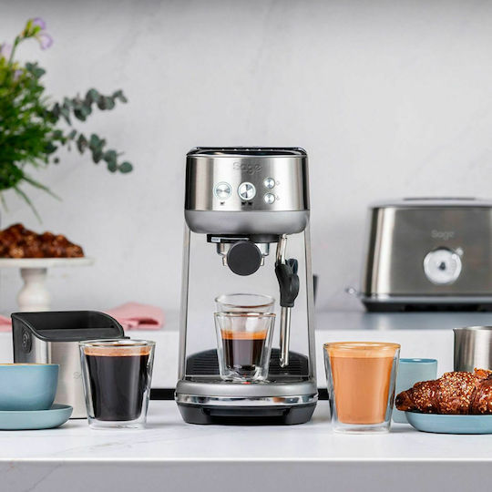 Sage Bambino Μηχανή Espresso 1600W Πίεσης 15bar Brushed Stainless Steel - Image 4