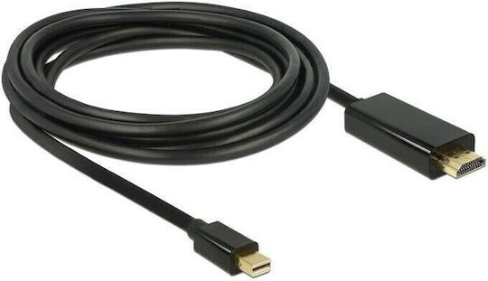 DeLock Cable mini DisplayPort male - HDMI male 1m (83698) - Image 3
