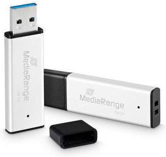 MediaRange 128GB USB 3.0 Stick Ασημί - Image 3